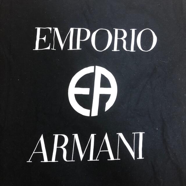 Emporio Armani(エンポリオアルマーニ)の新品未使用 EMPORIO ARMANI Tシャツ 黒色 Sサイズ レディースのトップス(Tシャツ(半袖/袖なし))の商品写真