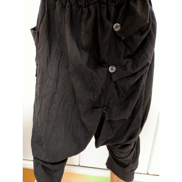 サルエルパンツ ブラックUSED V系 パンク メンズ レディース バンド 春夏 レディースのパンツ(サルエルパンツ)の商品写真