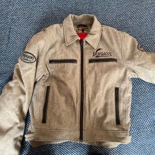 バンソン(VANSON)の【新品未使用】Vanson 冬用 バイクジャケット Lサイズ プロテクター付(ライダースジャケット)