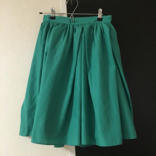 トゥエルブアジェンダ(12Twelve Agenda)のグリーン スカート(ひざ丈スカート)