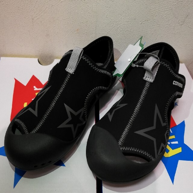 CONVERSE(コンバース)の新品/コンバース/キッズCVスターサンダル18,0 キッズ/ベビー/マタニティのキッズ靴/シューズ(15cm~)(サンダル)の商品写真