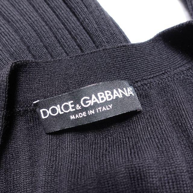 DOLCE&GABBANA(ドルチェアンドガッバーナ)のDOLCE&GABBANA　カーディガン　レディース　ブラック レディースのトップス(カーディガン)の商品写真