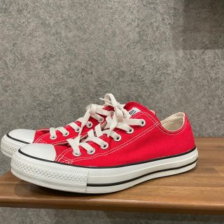 コンバース(CONVERSE)のコンバース ローカット　オールスター　レッド(スニーカー)