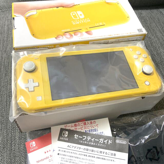 Nintendo Switch Lite イエロー 送料込 充電器付