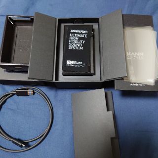 アイリバー(iriver)のAstell&Kern KANN ALPHA Black ケース ポーチ(ポータブルプレーヤー)