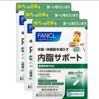 ファンケル(FANCL)の3袋)ファンケル 内脂サポート 120粒(ダイエット食品)