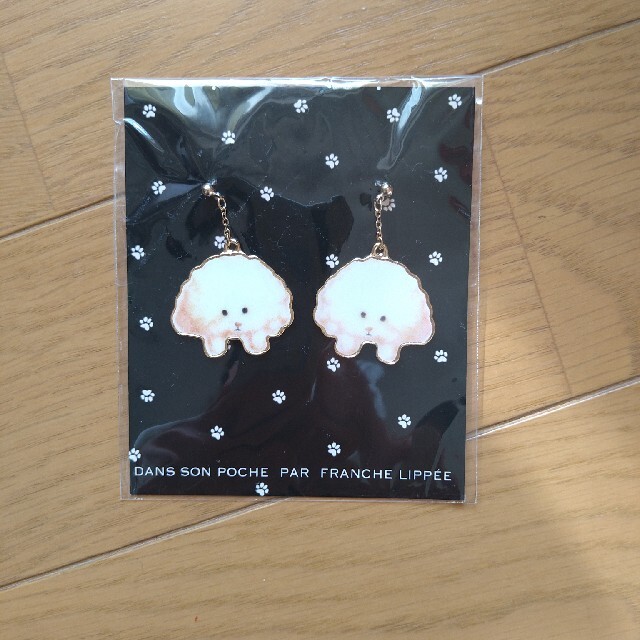 franche lippee(フランシュリッペ)のfranche lippee/ピアス/ふせわんこ レディースのアクセサリー(ピアス)の商品写真