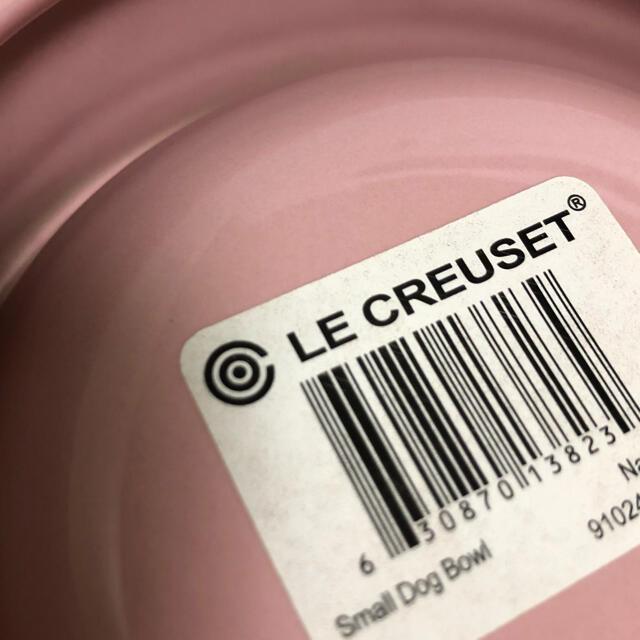 LE CREUSET(ルクルーゼ)のル・クルーゼ　ペット フードボール　ナチュラルピンク その他のペット用品(犬)の商品写真