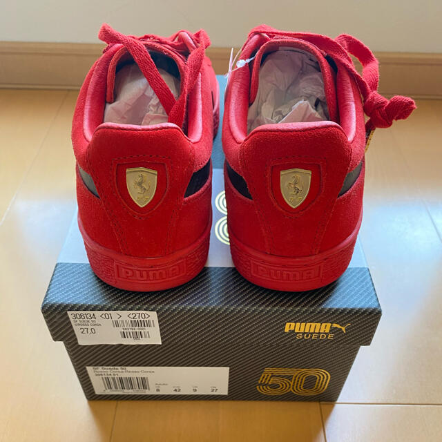 Ferrari(フェラーリ)のPUMA Suede50 フェラーリコラボ　27cm  激レア メンズの靴/シューズ(スニーカー)の商品写真