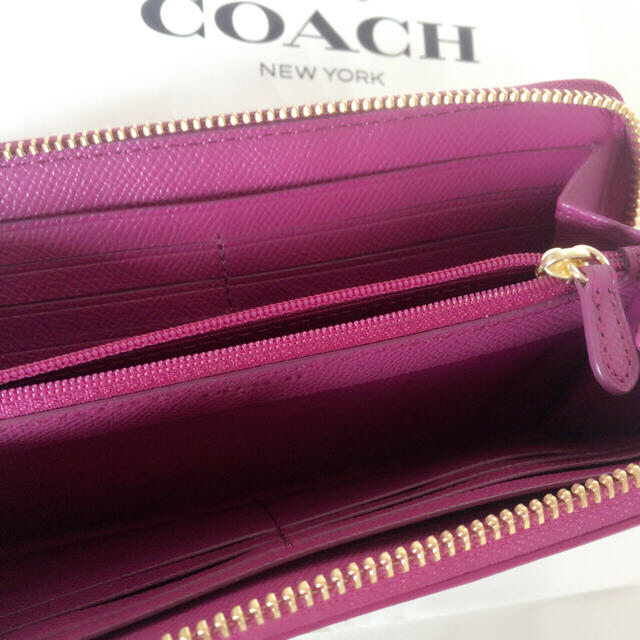 COACH - 新品coach♡ジグネスチャー長財布♡ピンク♡の通販 by お急ぎ ...