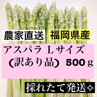 アスパラ Ｌサイズ(訳あり品)数量限定値下げ中(野菜)