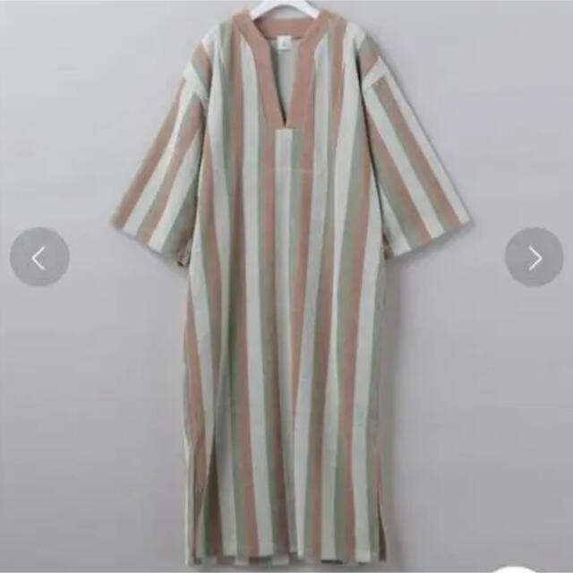 TODAYFUL(トゥデイフル)の本日で取り下げます🙇🏻‍♀️COTTON PILE STRIPE DRESS レディースのワンピース(ロングワンピース/マキシワンピース)の商品写真