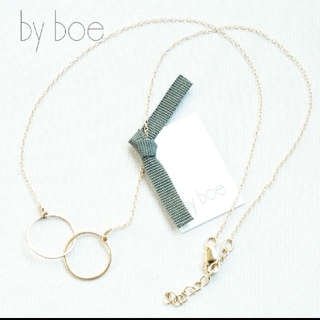 バイボー(by boe)のby boe インフィニティネックレス 14kgf(ネックレス)