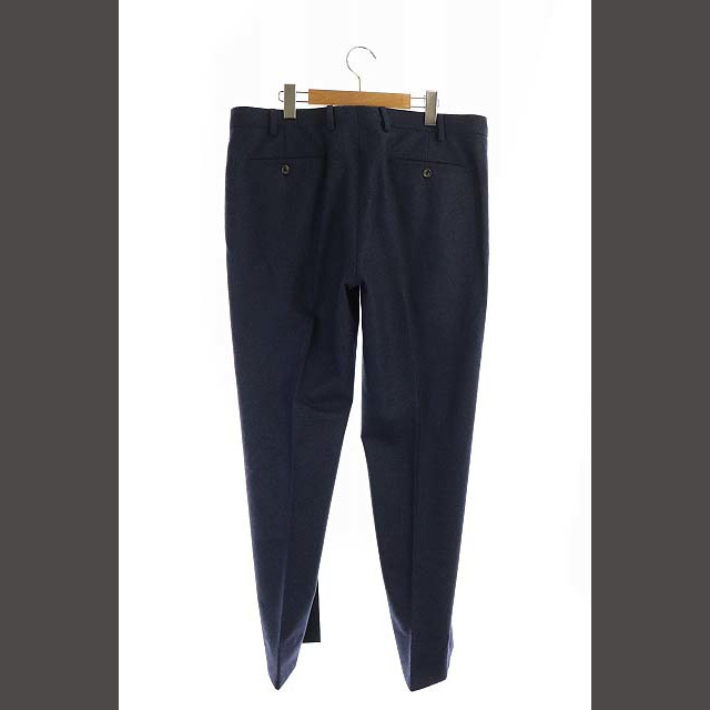 LORO PIANA(ロロピアーナ)のロロピアーナ スラックス パンツ ウール ノータック 52 紺 /ES ■EC メンズのパンツ(スラックス)の商品写真