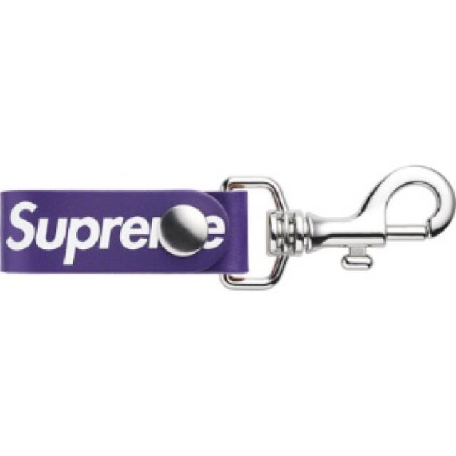 Supreme(シュプリーム)のSupreme Leather Key Loop Purple 紫 パープル新品 メンズのファッション小物(キーホルダー)の商品写真