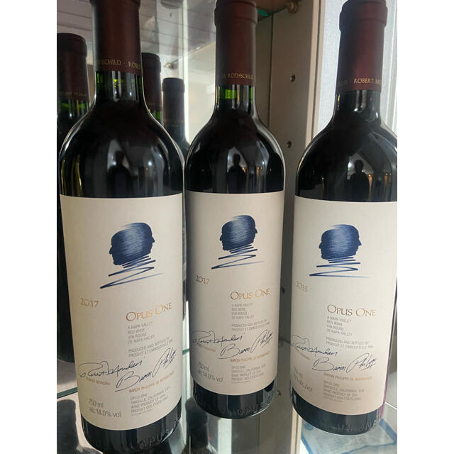 opus one 2017 （2本）opus one 2015 （1本）