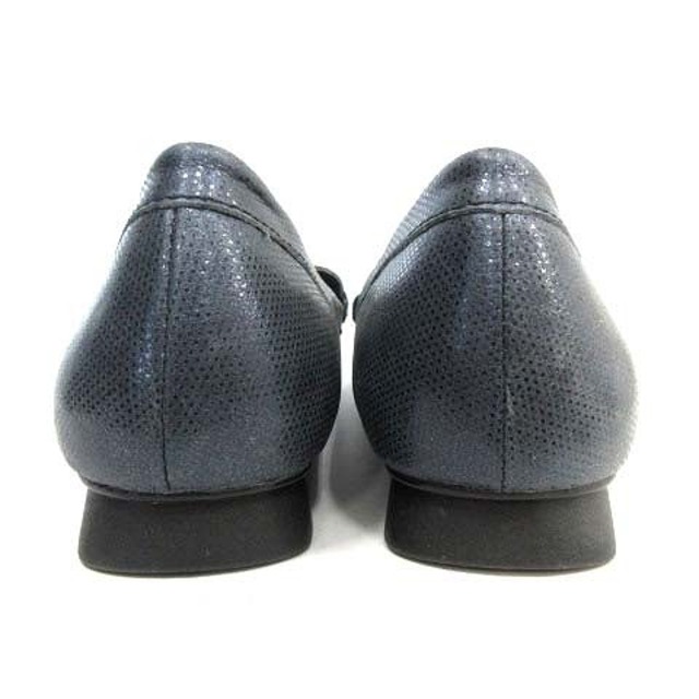 REGAL(リーガル)のリーガル スリッポン モカシン スクエアトゥ レザー 23.0cm グレー レディースの靴/シューズ(ローファー/革靴)の商品写真