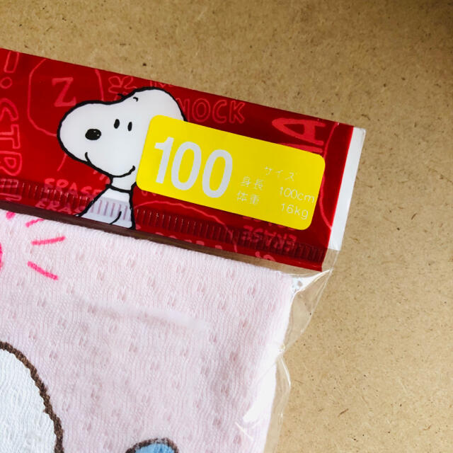 SNOOPY(スヌーピー)の☆スヌーピー/ランニング肌着/下着★タンクトップ★100cm★SNOOPY女の子 キッズ/ベビー/マタニティのキッズ服女の子用(90cm~)(下着)の商品写真