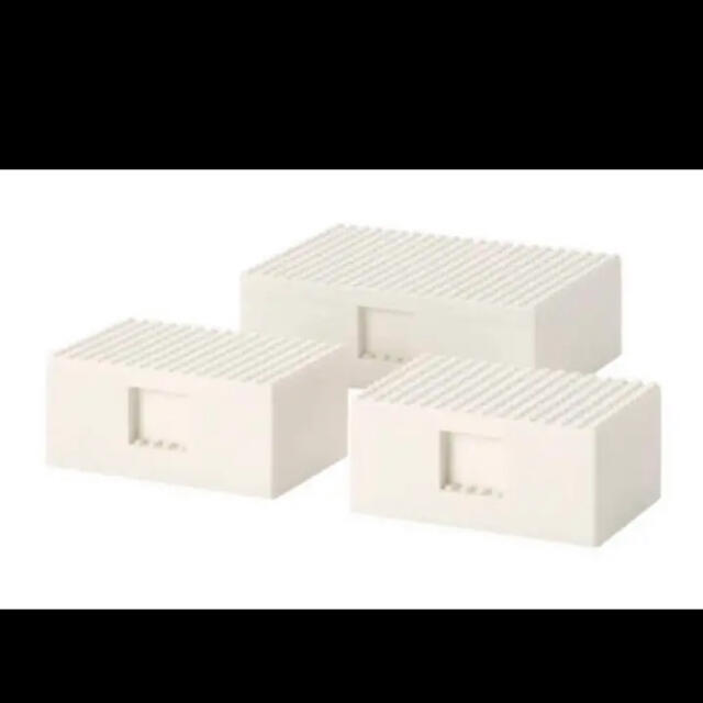 IKEA(イケア)のIKEA BYGGLEK レゴ　ブロック＋ボックスセット　即購入OK エンタメ/ホビーのおもちゃ/ぬいぐるみ(模型/プラモデル)の商品写真