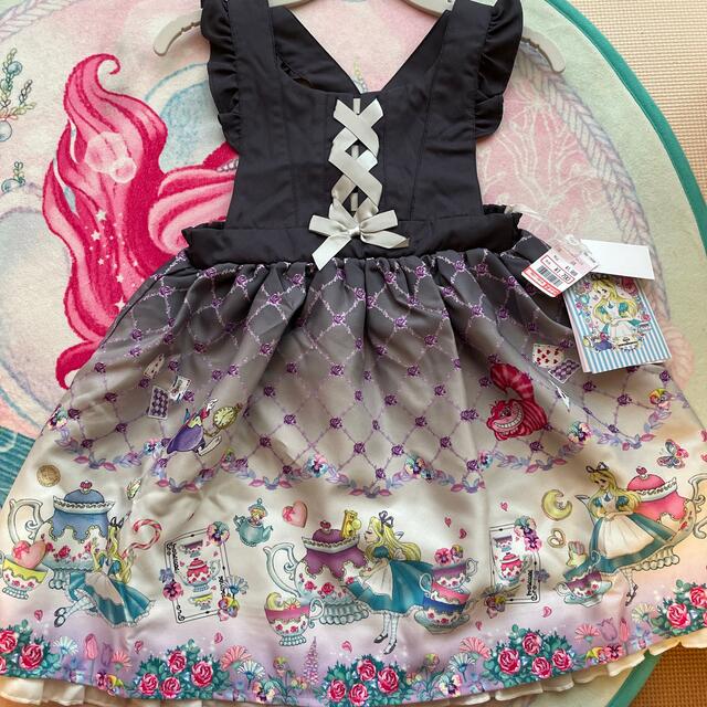 しまむら(シマムラ)のエコネコアリス130 キッズ/ベビー/マタニティのキッズ服女の子用(90cm~)(ワンピース)の商品写真