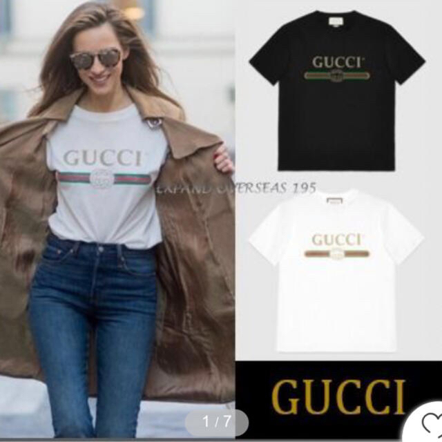 Gucci(グッチ)の【GUCCI】グッチオーバーサイズダメージ加工Tシャツ レディースのトップス(Tシャツ(半袖/袖なし))の商品写真