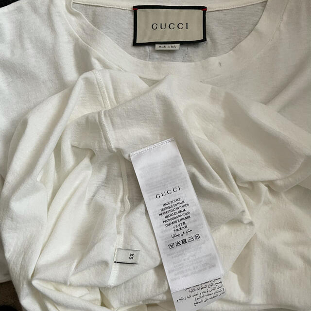 Gucci(グッチ)の【GUCCI】グッチオーバーサイズダメージ加工Tシャツ レディースのトップス(Tシャツ(半袖/袖なし))の商品写真