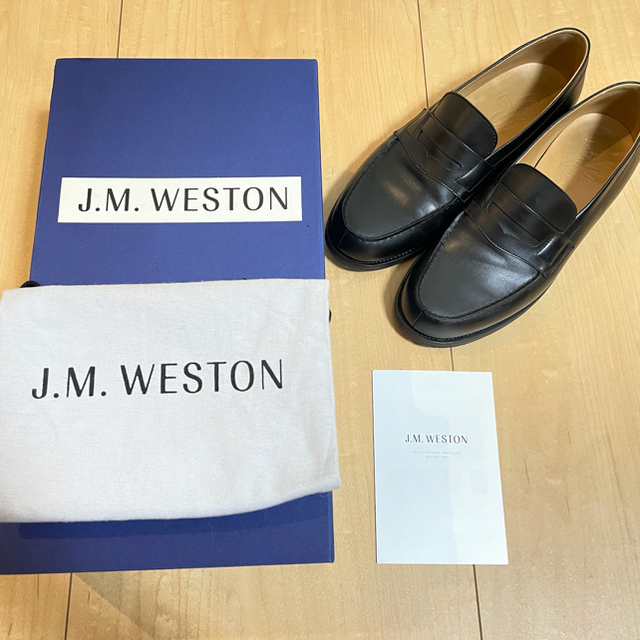 ラウンド J.M. WESTON - J.M.WESTON 180 ローファー 黒 ドレス