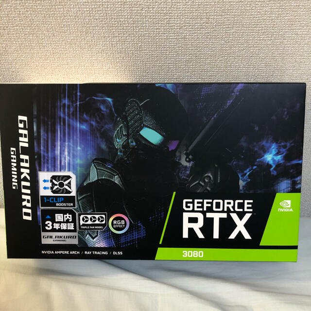 『未使用未開封』RTX3080galakuroPCパーツ