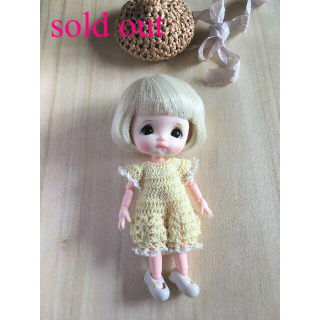sold out オビツ11サイズ ☆ロンパースのみ クリーム色 №43 【2022 ...