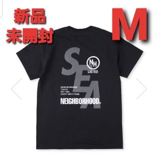 ネイバーフッド(NEIGHBORHOOD)のNEIGHBORHOOD × WIND AND SEA　Tシャツ　M　ブラック(Tシャツ/カットソー(半袖/袖なし))