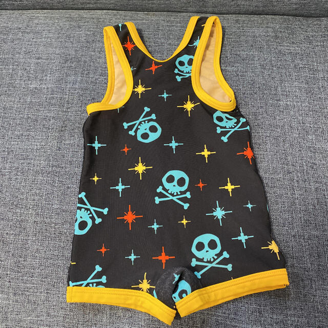 F.O.KIDS(エフオーキッズ)のキッズ　男の子　スカル柄水着　2点セット キッズ/ベビー/マタニティのキッズ服男の子用(90cm~)(水着)の商品写真