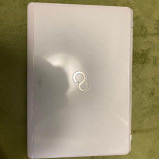 フジツウ(富士通)の故障あり　中古　LIFEBOOK SH54/G & DVD外付けドライブ&ケース(ノートPC)