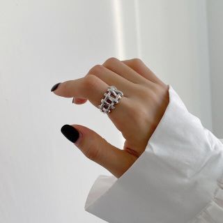 トゥデイフル(TODAYFUL)のTweed silver ring No.603(リング(指輪))