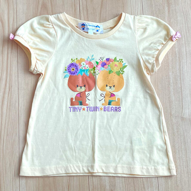 anyFAM(エニィファム)のくまのがっこう ルルロロ Tシャツ 110cm キッズ/ベビー/マタニティのキッズ服女の子用(90cm~)(Tシャツ/カットソー)の商品写真