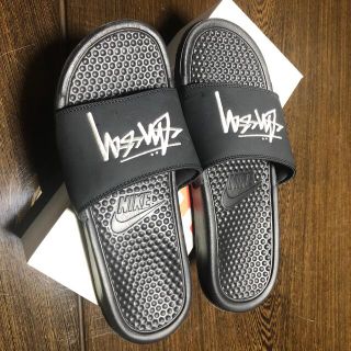 ナイキ(NIKE)のSTUSSY NIKE BENASSI 27㎝(サンダル)