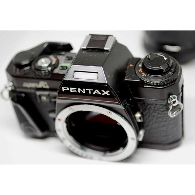 PENTAX(ペンタックス)のＰENTAX　ｓｕｐｅｒＡ　２８ｍｍレンズ付き。 試写ＯK。 スマホ/家電/カメラのカメラ(フィルムカメラ)の商品写真