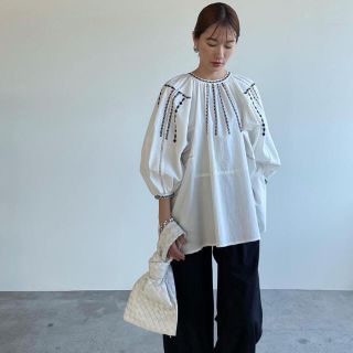 ロンハーマン(Ron Herman)のCLANE SMOCK EMBROIDERY PUFF TOPS(シャツ/ブラウス(長袖/七分))