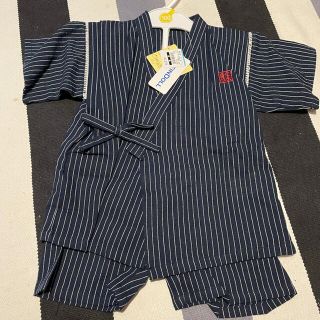 ニシマツヤ(西松屋)のモコSHOP☆さん専用【新品未使用】男の子100　甚平(甚平/浴衣)