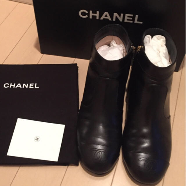 新品即決 CHANEL - シャネル ショートブーツ ブーツ