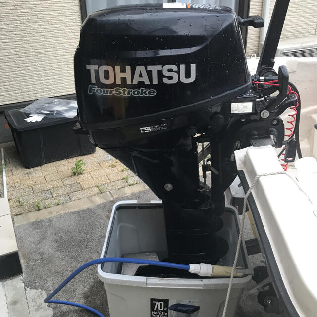 トーハツ船外機 4スト 9.8馬力 バリバリ現役で使用中! 数量は多