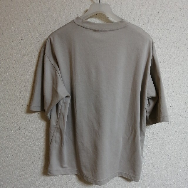 UNIQLO(ユニクロ)のUniqlo U エアリズムコットンオーバーサイズTシャツ(5分袖) 中古品 メンズのトップス(Tシャツ/カットソー(半袖/袖なし))の商品写真