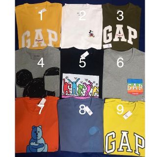 ギャップ(GAP)の【新品未使用タグ付き正規品 10枚セット】GAP　Tシャツ(Tシャツ/カットソー(半袖/袖なし))