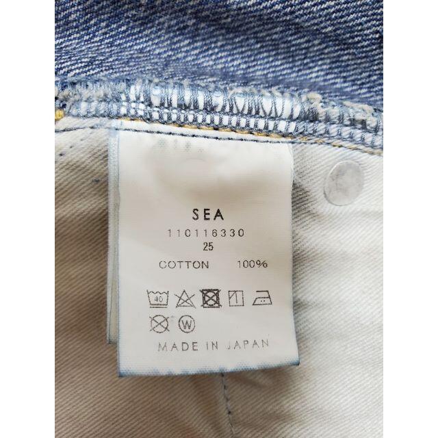 【未使用】SEA シー 875H ハイライズスリム デニム M