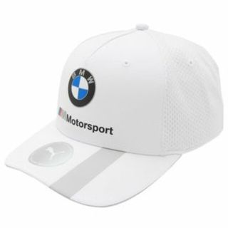 ビーエムダブリュー(BMW)の最強コラボ!BMW×プーマ新品BBキャップ帽子！Web限定ホワイト！(キャップ)