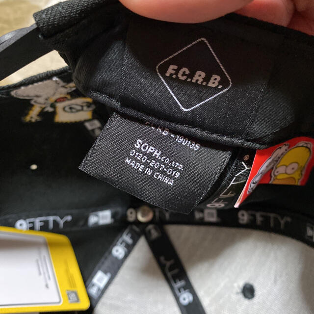 FCRB F.C.R.B. THE SIMPSONS NEWERA キャップ　黒