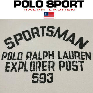 ポロラルフローレン(POLO RALPH LAUREN)の90s POLO SPORT　半袖スウェット　ポロスポーツ　SPORTSMAN　(スウェット)