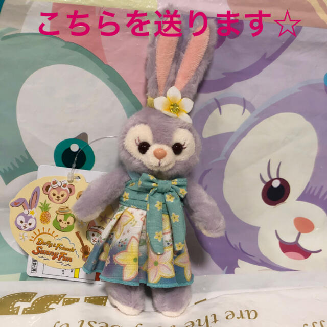 この子送ります♡新作♡ ステラルー　ぬいぐるみバッジ　サニーファン