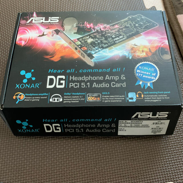 ASUS  XONAR DG5.1ch対応サウンドカード