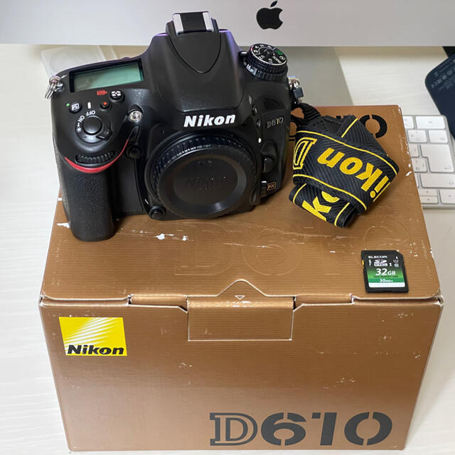 【SDカード付】Nikon D610 ボディ バッテリー1個