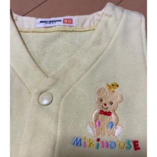 ミキハウス(mikihouse)のミキハウス　MIKIHOUSE ベビーベスト　80cm 黄色(その他)